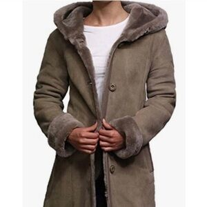 Vintage Faux Suede Pennelli Studio Coat